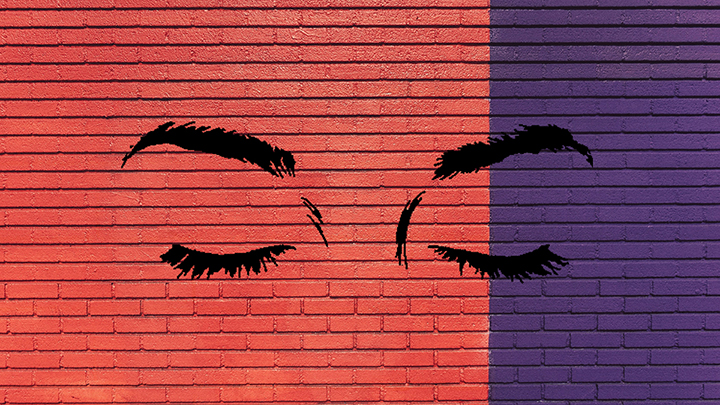 Beautician and the border-wall
