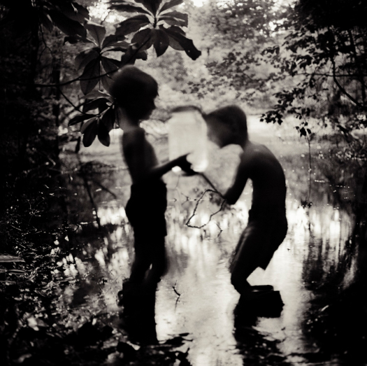“Fireflies,” above, is one of the photos that made Carter famous. His unique style reached photographers around the country who immediately sought to hire Carter to produce the same kind of work. Carter, right, uses his Deardorff camera from the 1950s that he used to create most of his original images.
