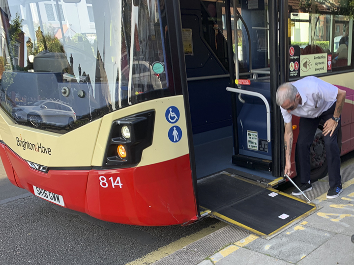 Every Brighton & Hove bus driver, goes through special training in order to assist customers.