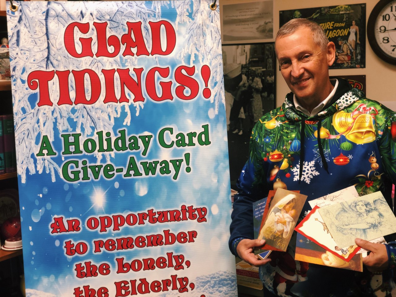 Gary Brice is seeking volunteers for his event, "Glad Tidings," Nov. 22