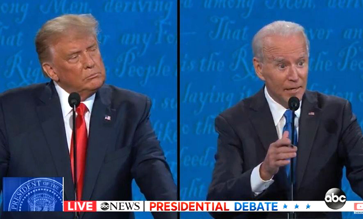 Trump, Biden debate for final time