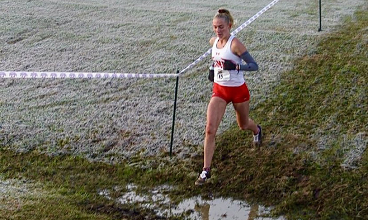 Mya Taylor runs cross country for the Lamar Cardinal team. She is currently at her home in England until the pandemic ends. She is among a group of athletes uncertain about their sports future once the COVID-19 restrictions end.