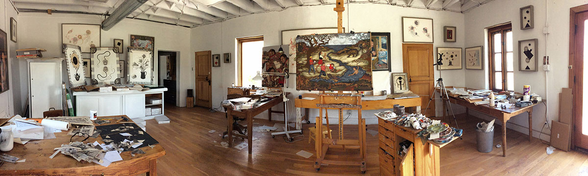 Julie Speed's studio in Marfa, Texas. Courtesy photo