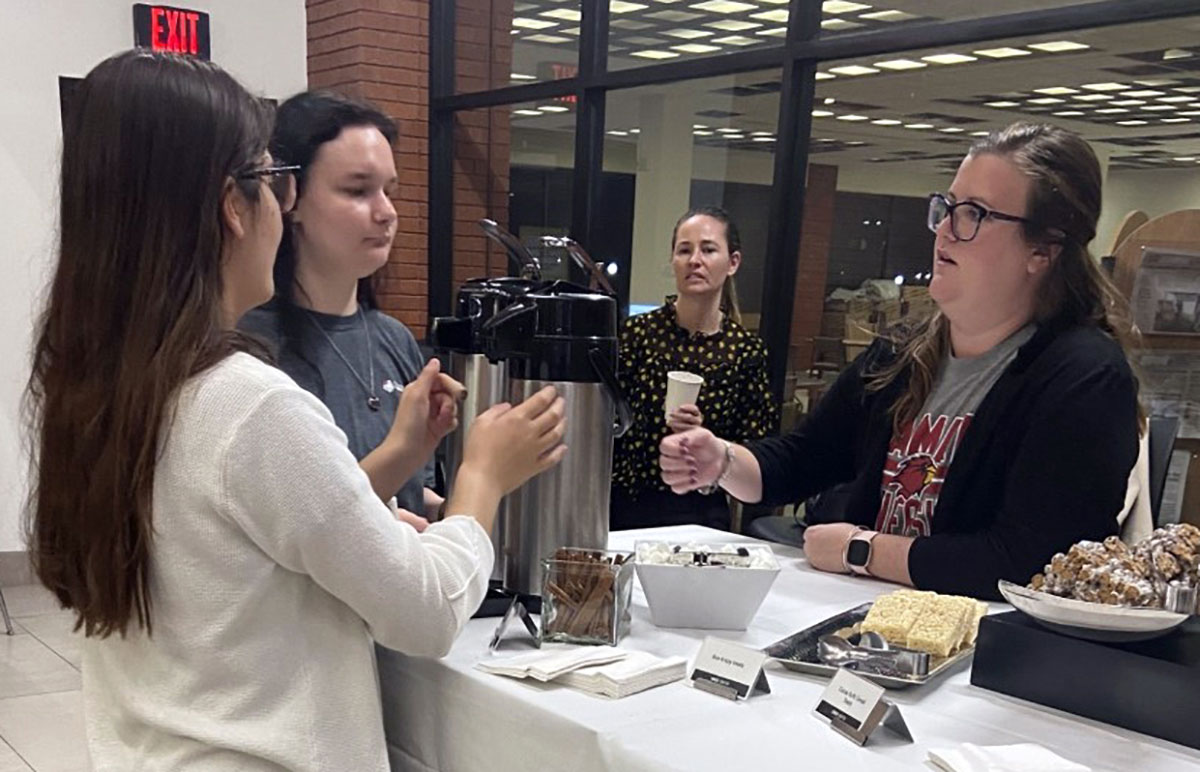 Tutoring hosts Coffee and Cocoa event