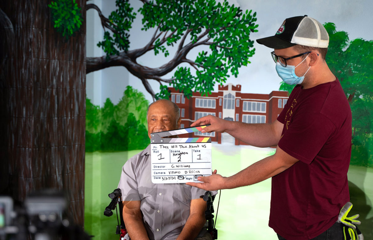 Lamar students participated in the documentary "They Will Talk About Us: The Charlton-Pollard Story," which premieres Feb. 18 in Beaumont's Jefferson Theatre. Photo courtesy Burned Out Studio