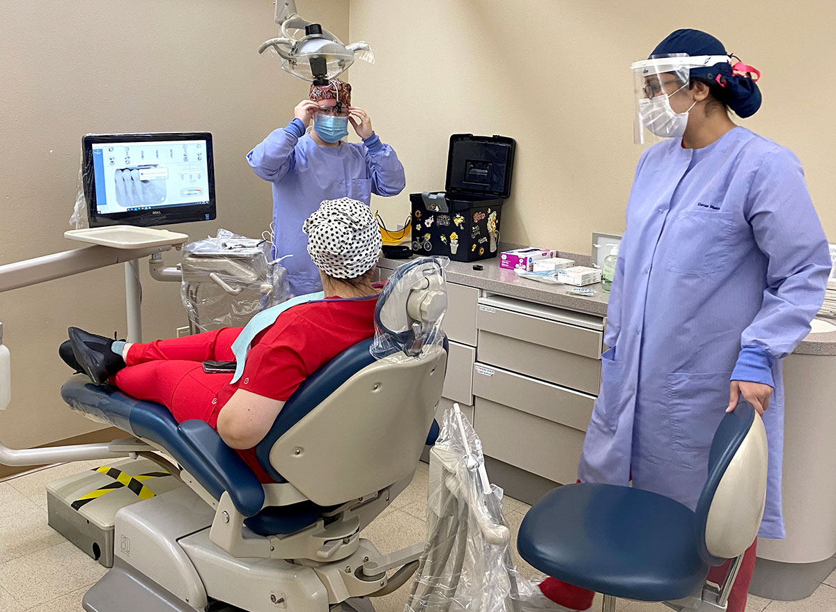 LIT dental hygiene students are seeking patients. UP photo by Clarissa Hernandez