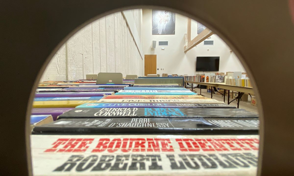 The 'Sack of Books' sale is scheduled for March 12 from 9 a.m-5 p.m.