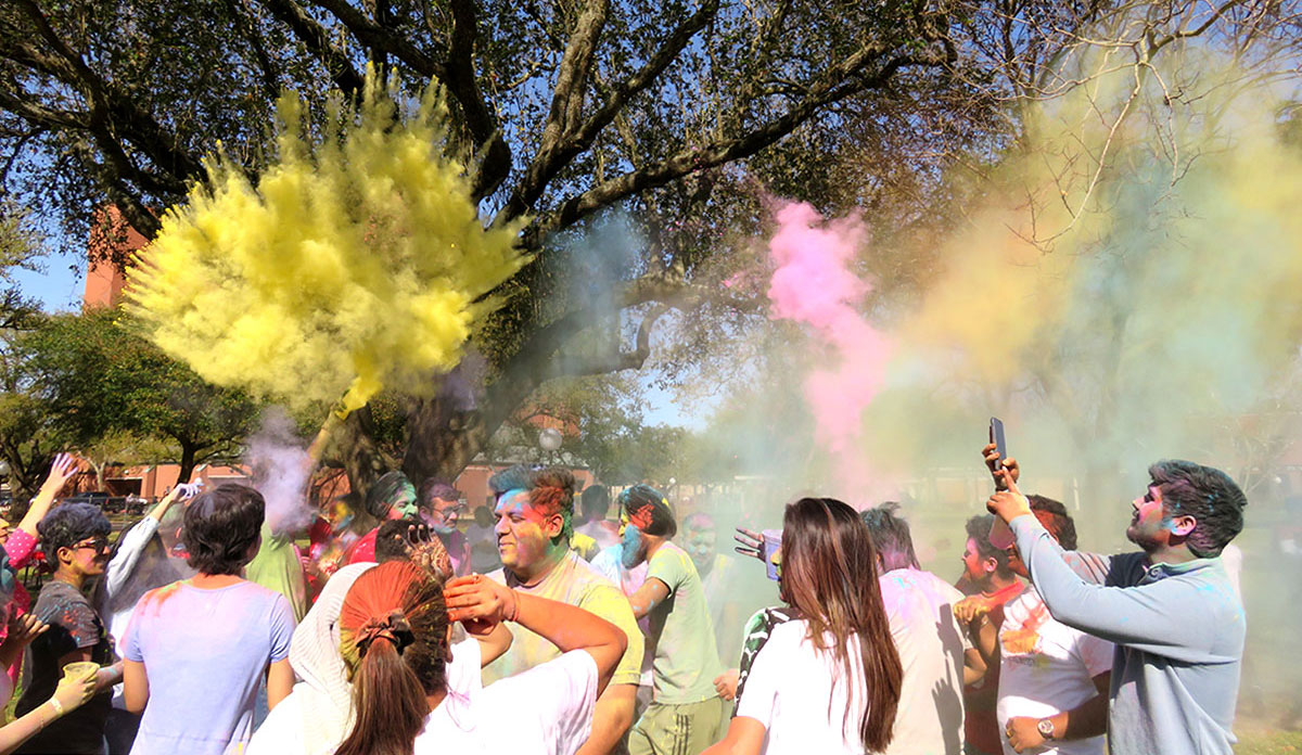 Holi Festival celebrates spring with splashes of color