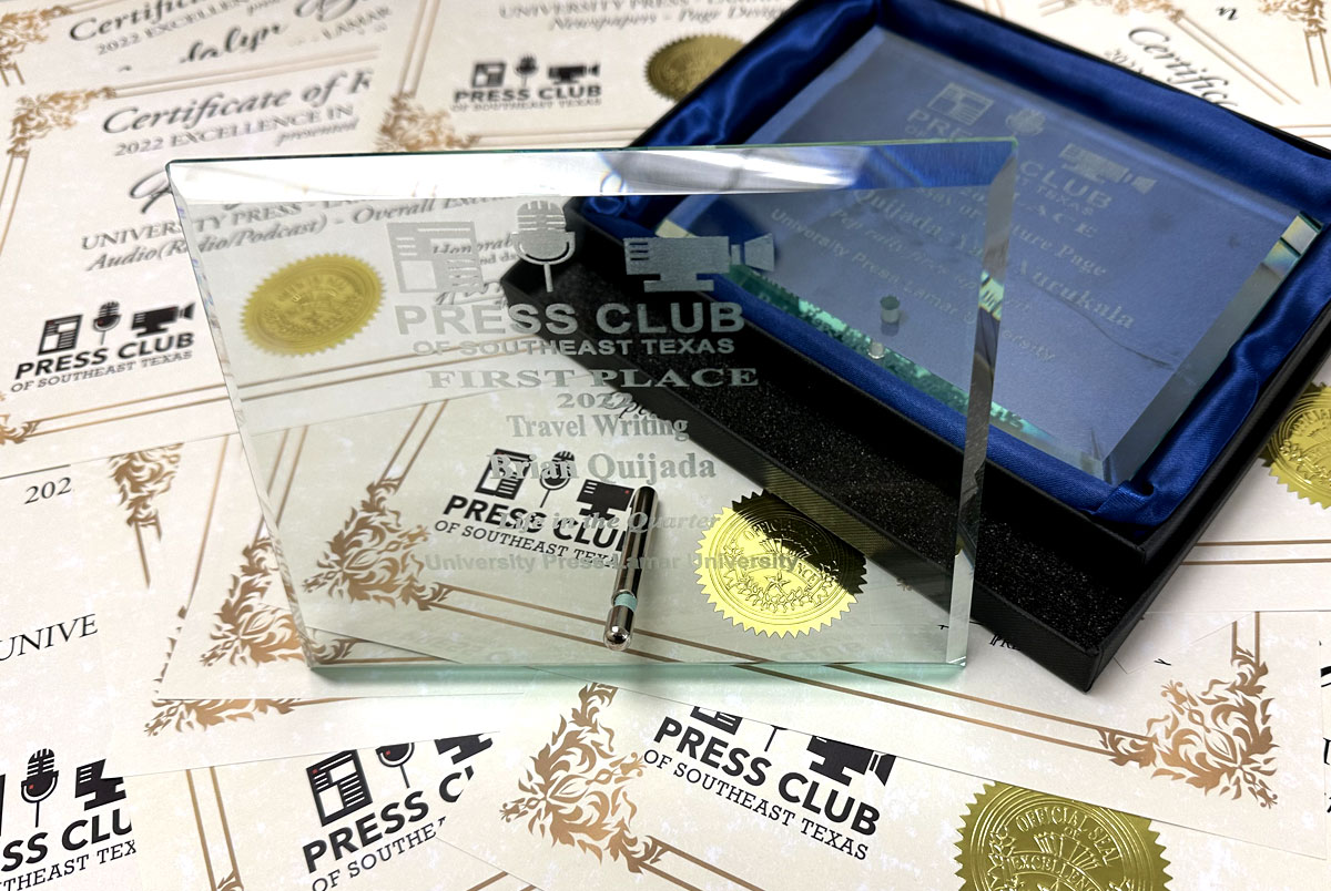 LU media students win 16 awards at Press Club