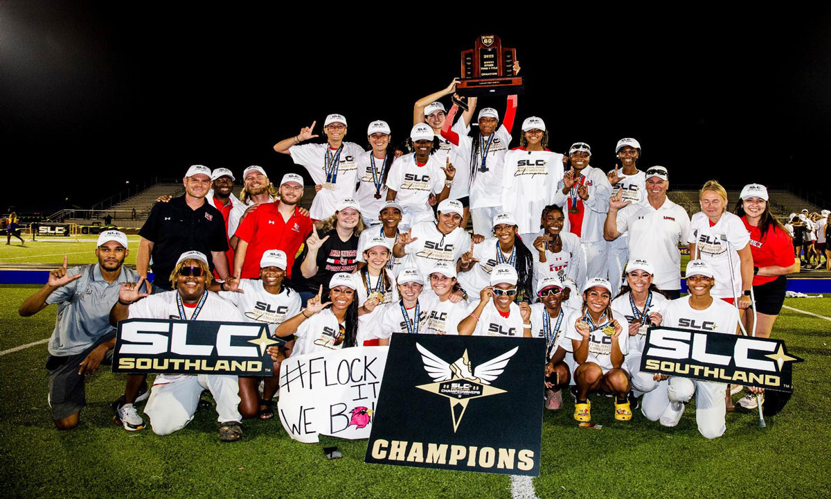 Women's track and field wins firstever Southland Championship