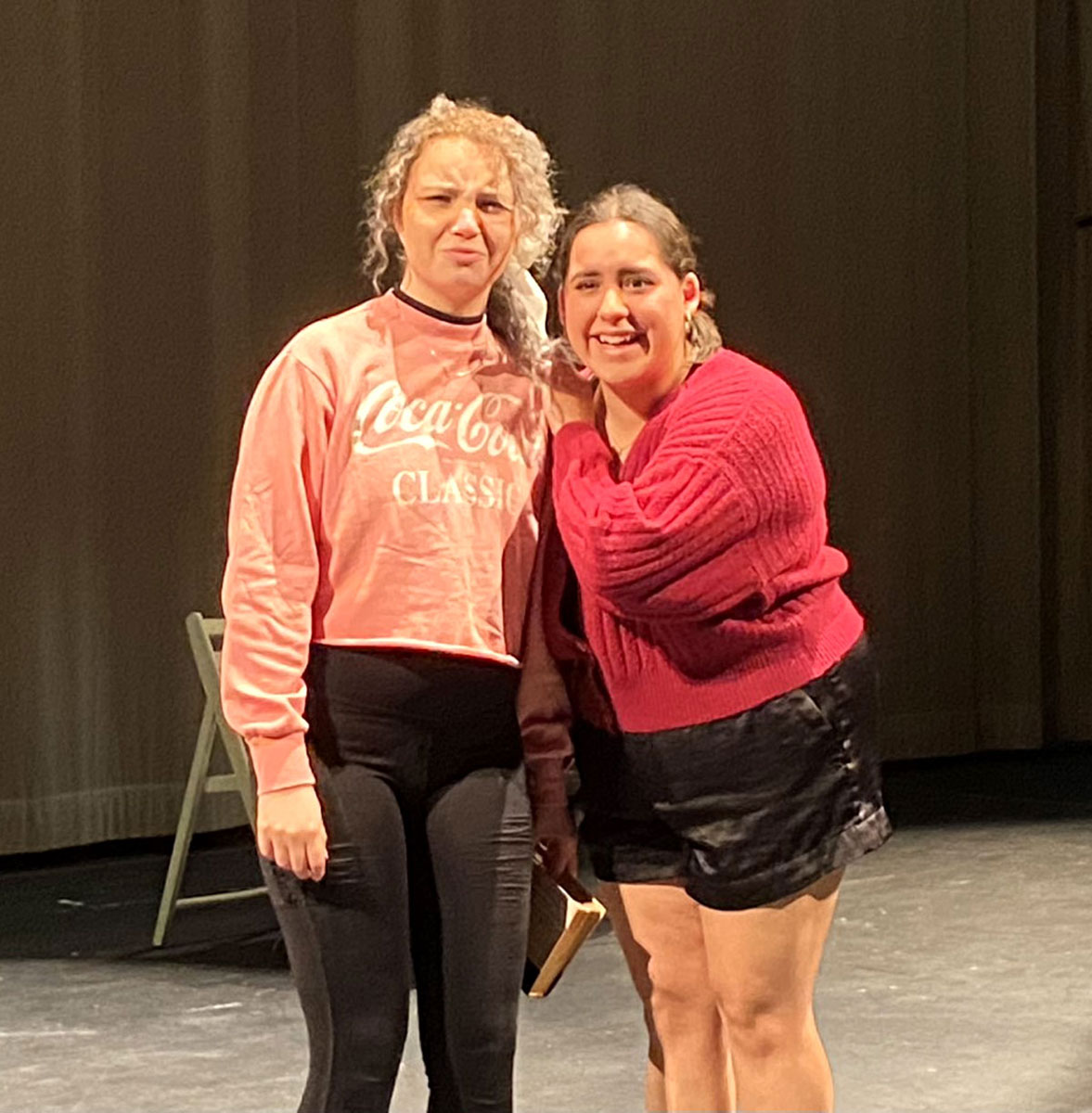 Julia McManus, left plays Heidi and Daisy Obregon plays Susan in "The Heidi Chronicles" through Feb. 26 at the University Theater.