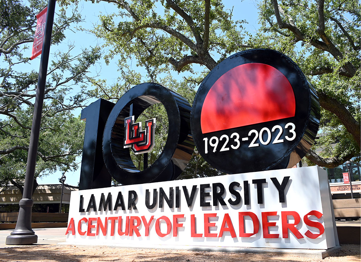 The 100th Anniversary sculpture in the Quad, Sept. 8. UP photo by Keagan Smith.