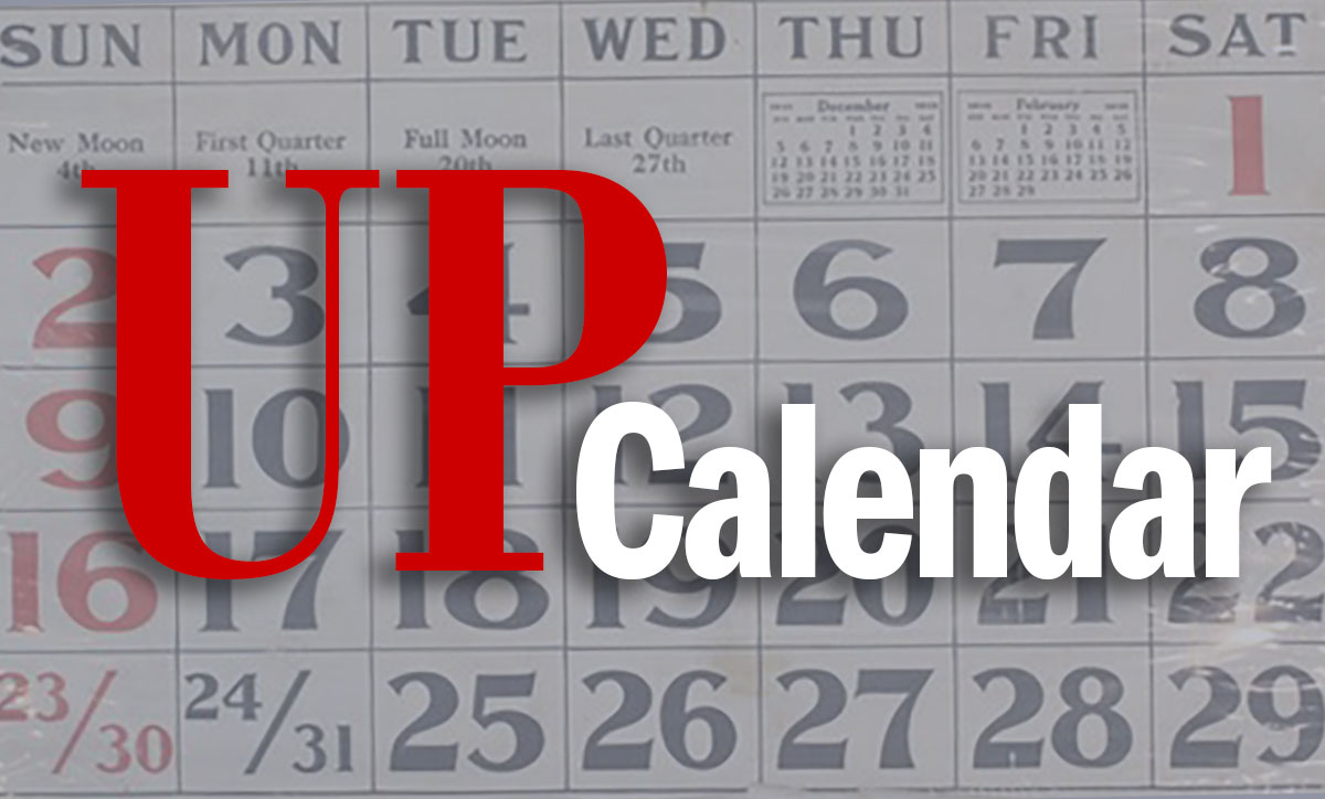 UP Calendar: Jan. 30 - Feb. 4