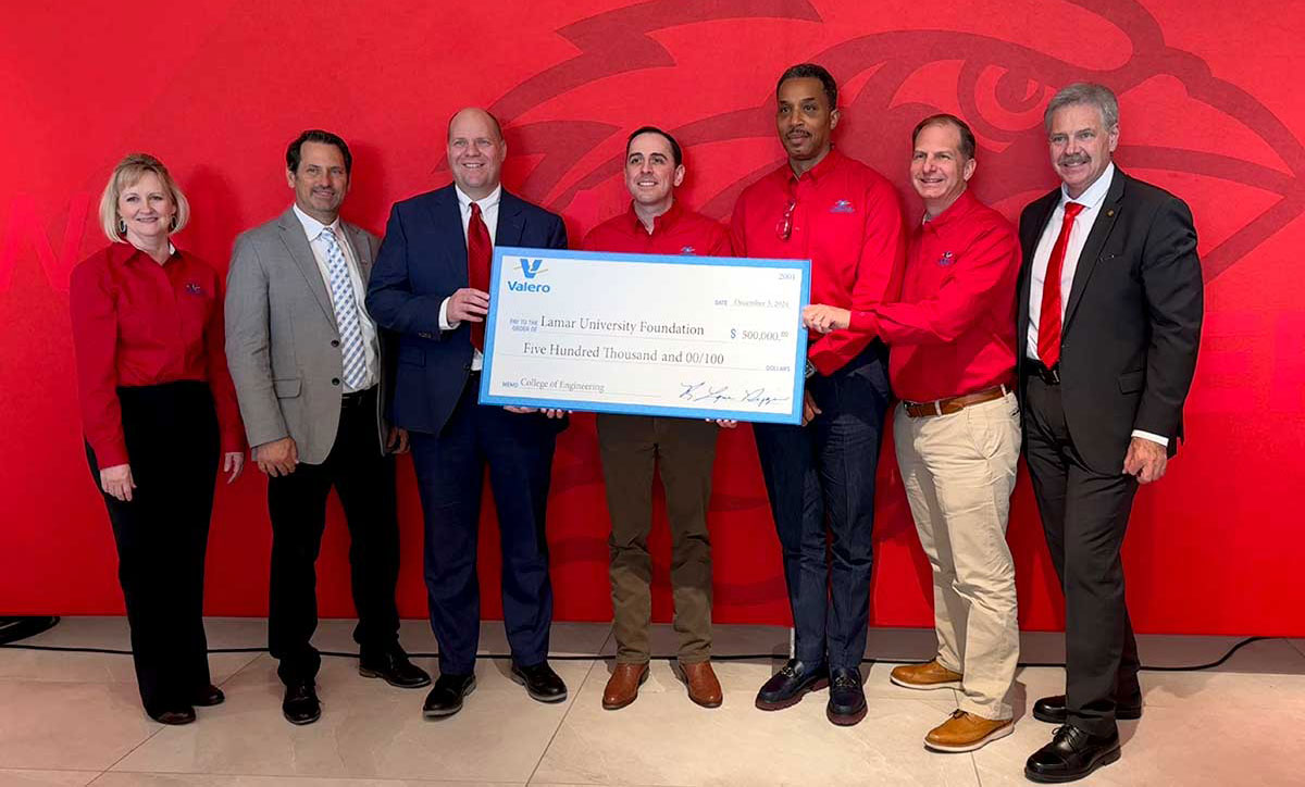 Lamar's Engineering receives half-a-million dollars from Valero for new lab