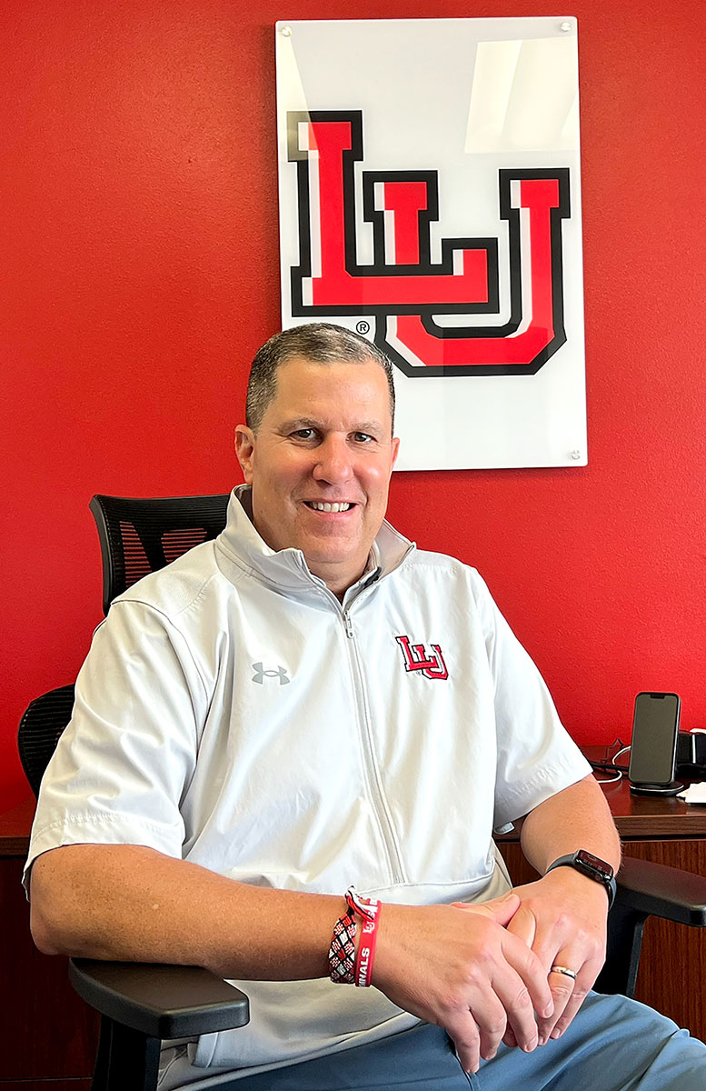 Lamar University athletic director Jeff O’Malley. UPbeat photo by Keagan Smith.