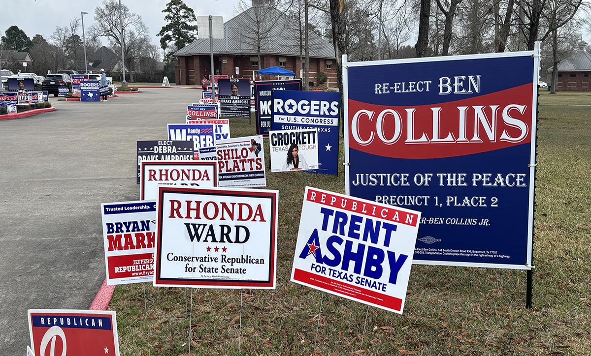 Primary elections set for March 3
