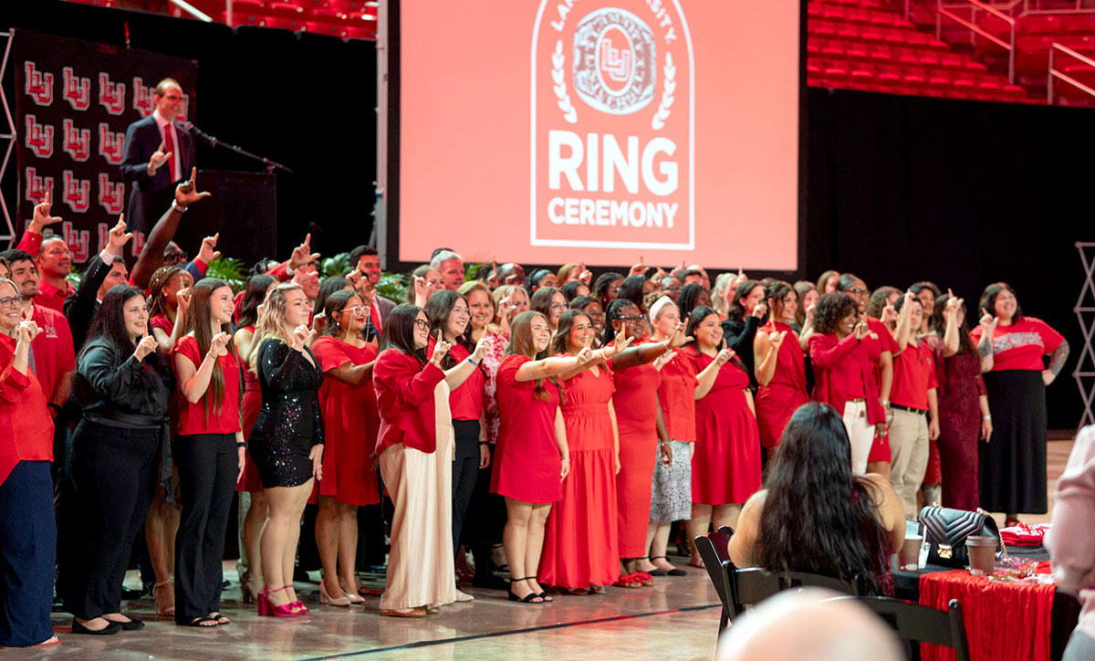 Lamar holds first ring ceremony