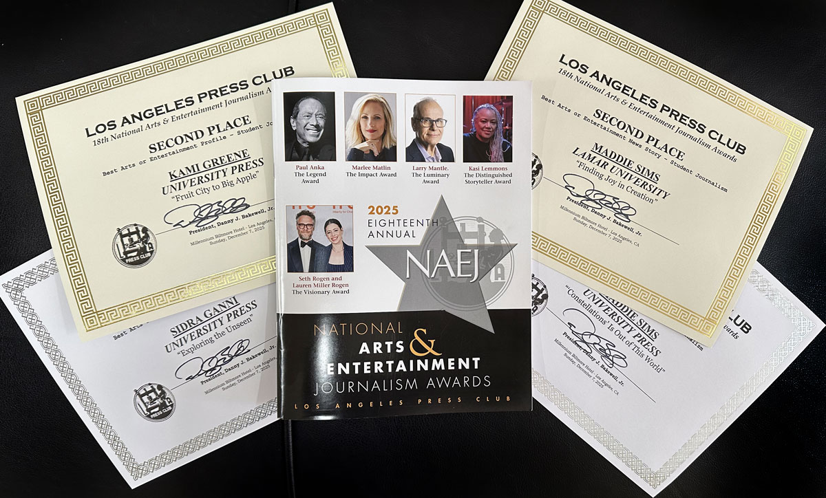 University Press students earn national honors