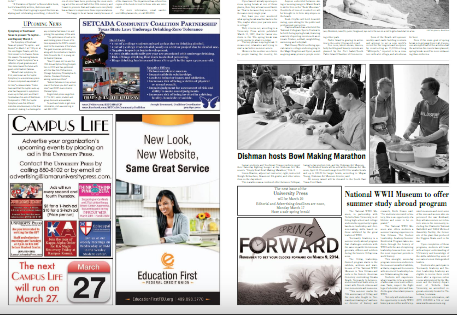 Advertise in the UP